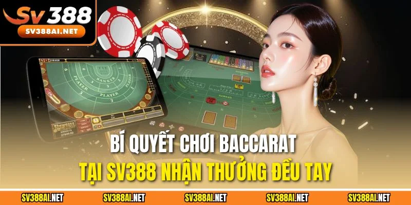 Bí quyết chơi Baccarat tại SV388 nhận thưởng đều tay